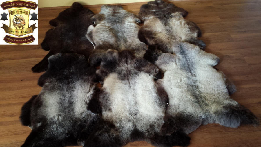 tannerie peaux naturelles de mouton tapis fabricant vente en gros Pologne Pologne 02